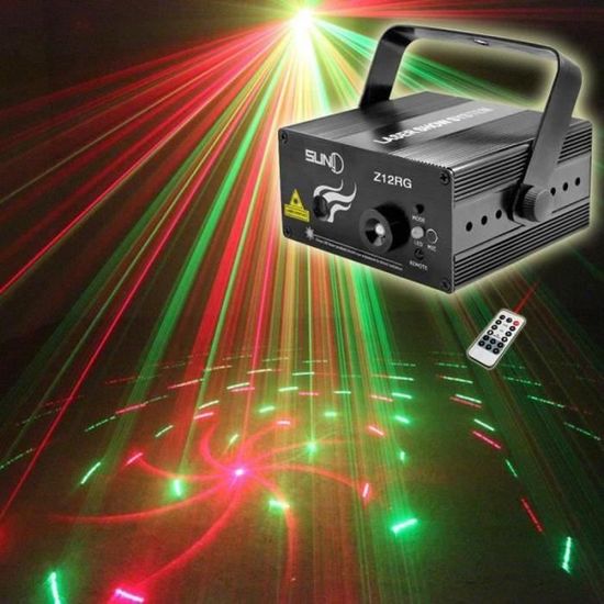 BH27689-12 Motif Mini RG Laser Projecteur Lumière pour la scène Disco DJ éclairage, Home Party et la Saint-Valentin étape lumièr