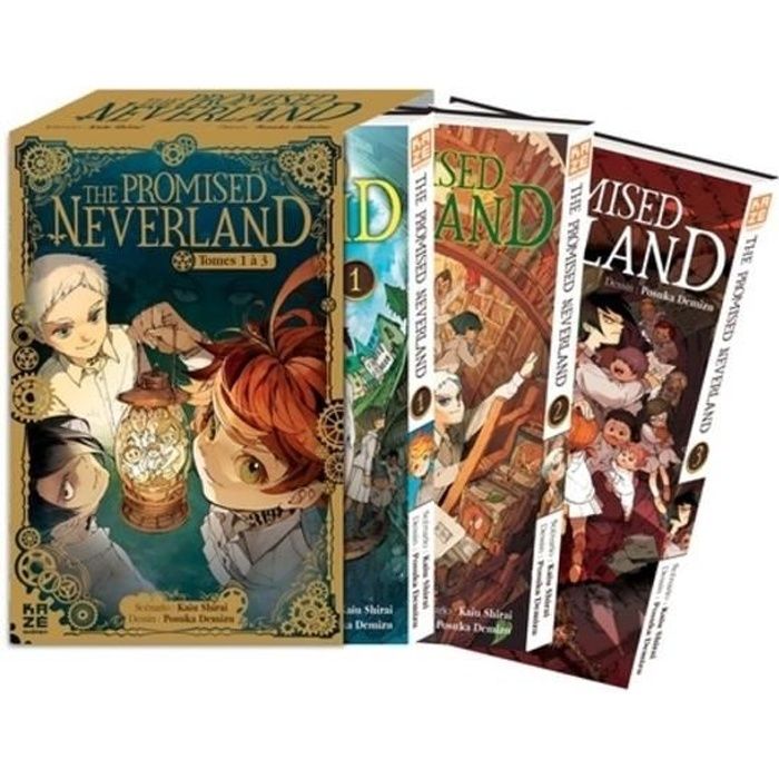 Coffret The Promised Neverland Mystic Code The Promised Neverland : Coffret en 3 volumes : Tomes 1 à 3 - Cdiscount