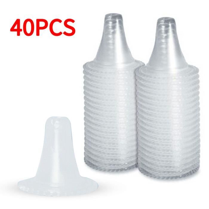 Embout Thermometre Braun, 40 Pcs Embouts Thermoscan Braun Jetables Filtre Universelle Embout Thermomètre Auriculaire