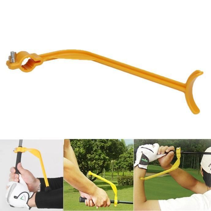 Aide à la formation de guide d'oscillation de golf - formateur pour le geste de contrôle de correcteur de bras de poignet PACK