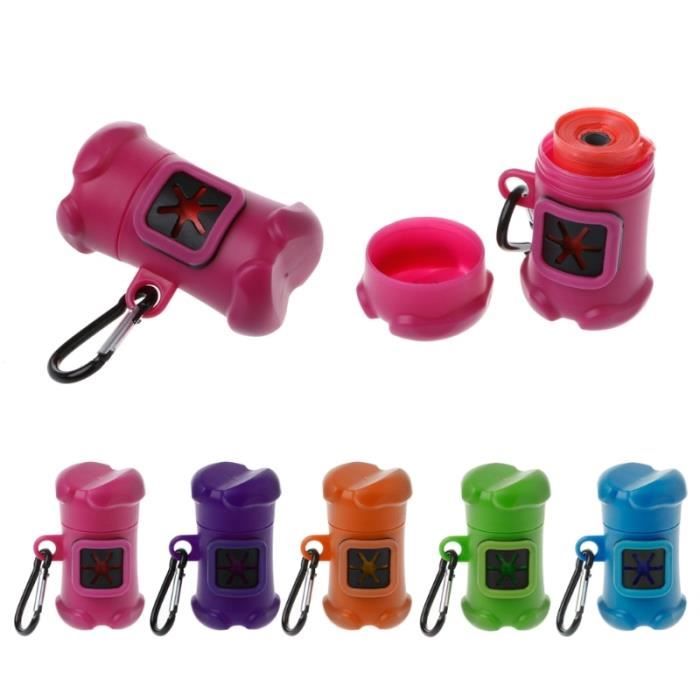 Sac de proprete excrements,Boîte distributrice de déchets d'ordures Chien de compagnie, en forme d'os, Poo porte ordures, porte