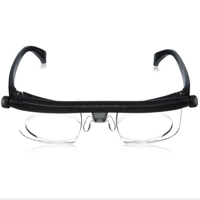 Zoom lunettes presbytes réglable ,loupe pour corriger la vision des personnes âgées