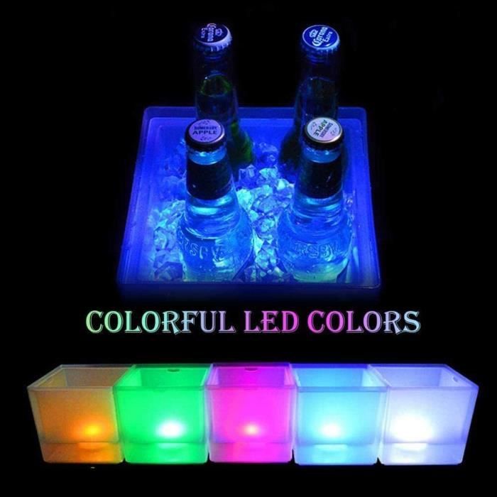 SEAU A GLACONS Seau agrave Glace LED Seau agrave Champagne Seau agrave glaccedilons LED 35L Sceaux agrave Glace et Rafraicircchi244
