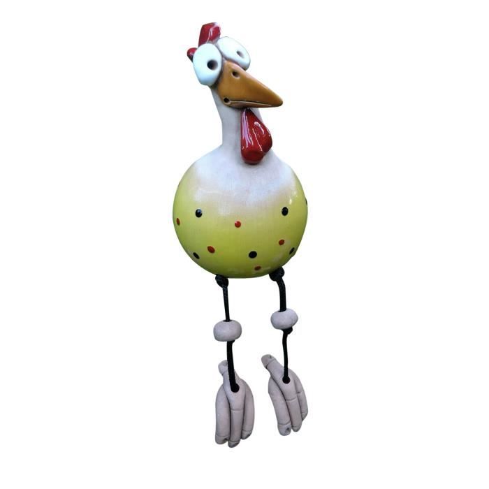 Objet Decoratif Decor Chicken Garden Plug Poule Coq Poules Bird Edge Seater Indoor Outdoor Wps210308105Ye