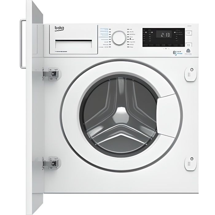Lave-linge séchant encastrable BEKO WDI8511B0W