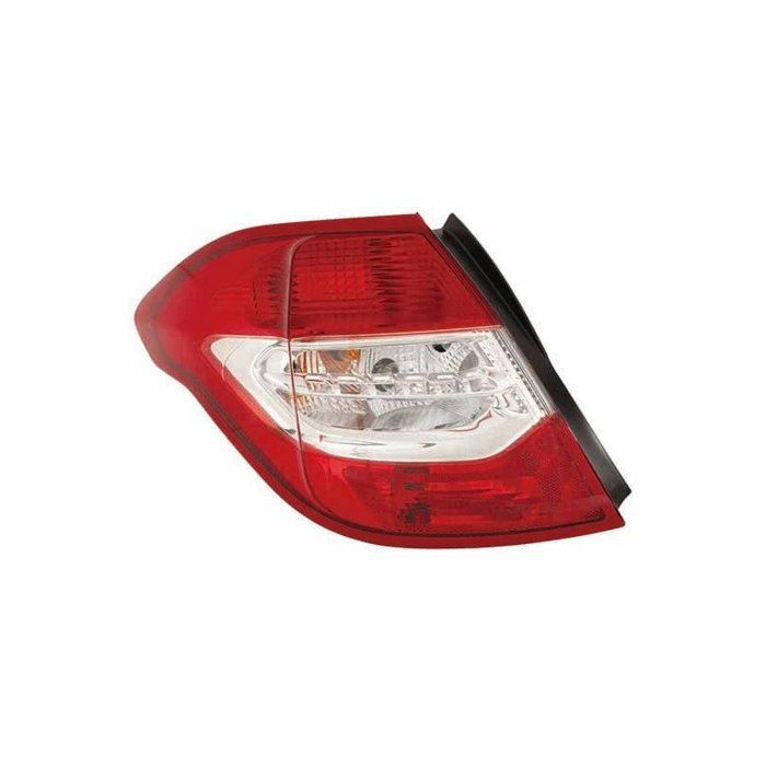 Feu arrière gauche CITROËN C4 II phase 1, 2010-2014, rouge/blanc, Neuf.