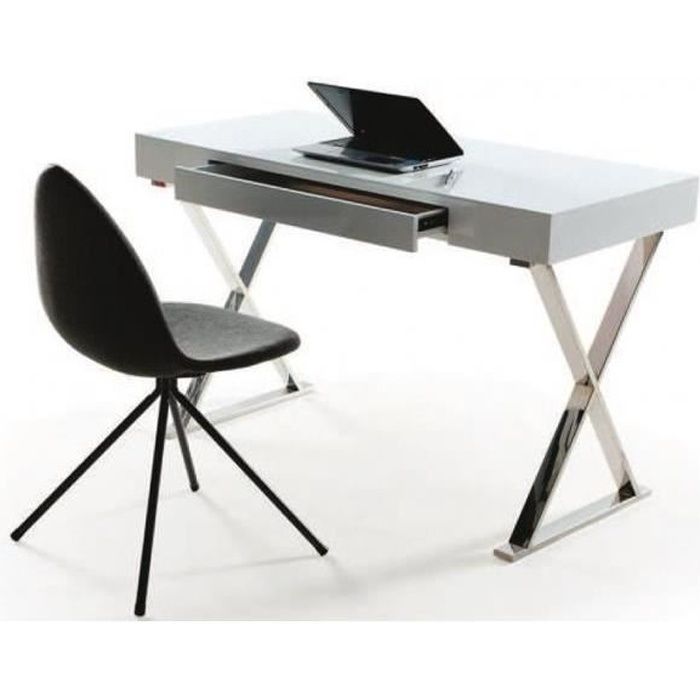 Bureau blanc laqué