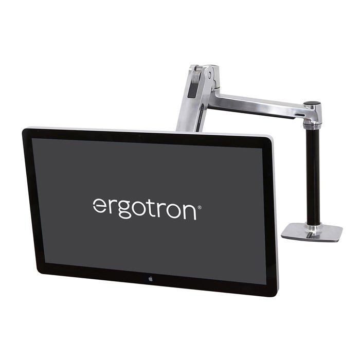 ERGOTRON Bras support d'écran plat - Aluminium poli - 116,8 cm - 13,61 kg Max