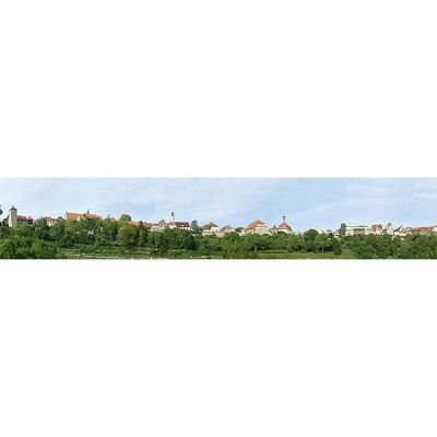 Modélisme - Arrière-plans de modèle : Petite ville
