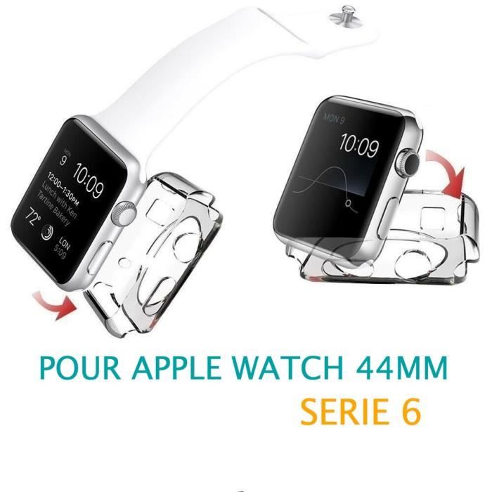 Coque protection transparent souple silicone gel apple watch série 6 44MM