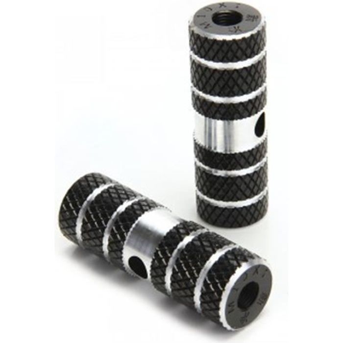 2pcs BMX VTT Vélo essieu Pédale Pegs noir