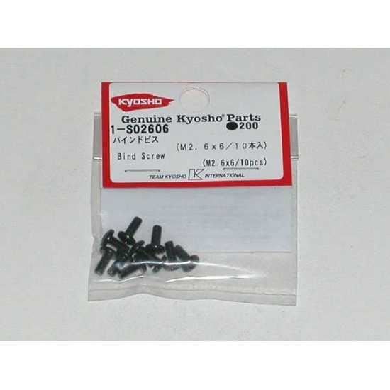 Vis metal m2.6x6 (10) tete bombee