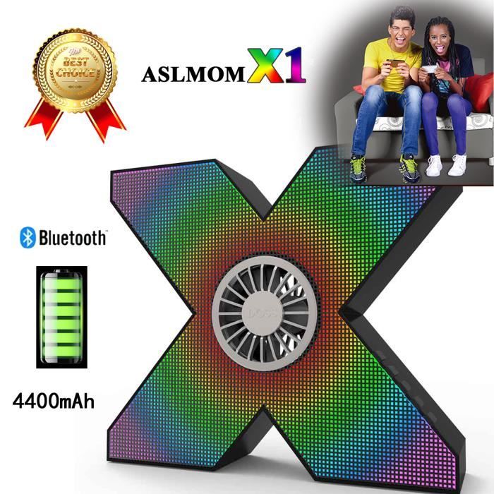 LCC® Asimom X1 haut-jeu sans fil Bluetooth-jeu Audio - Noir