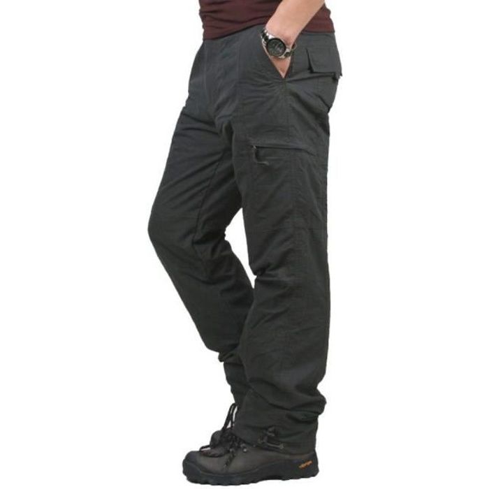 Pantalon cargo double couche pantalons chauds hommes pantalons en coton hommes militaire camouflage pantalon tactique