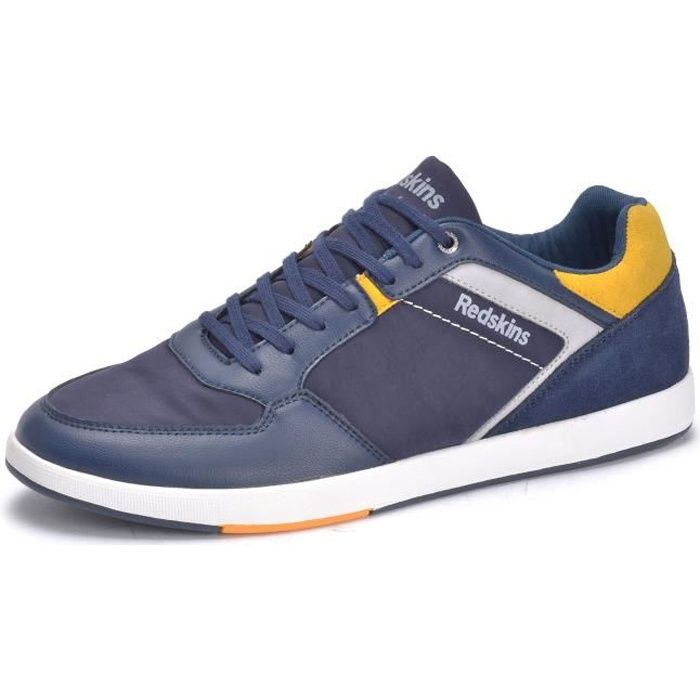 REDSKINS Baskets Villam Bleu Marine/Jaune Homme