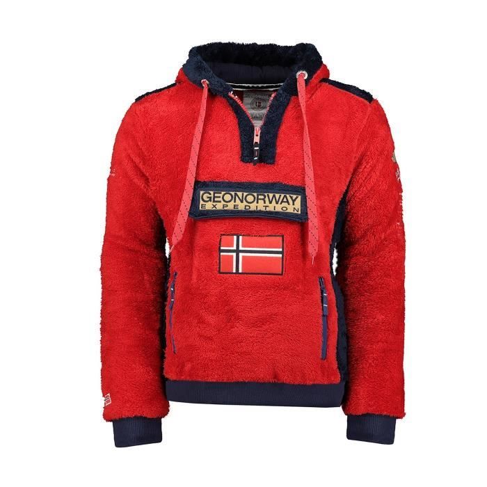 Polaire Homme Geographical Norway Gymclass Sherco 100EO Rouge