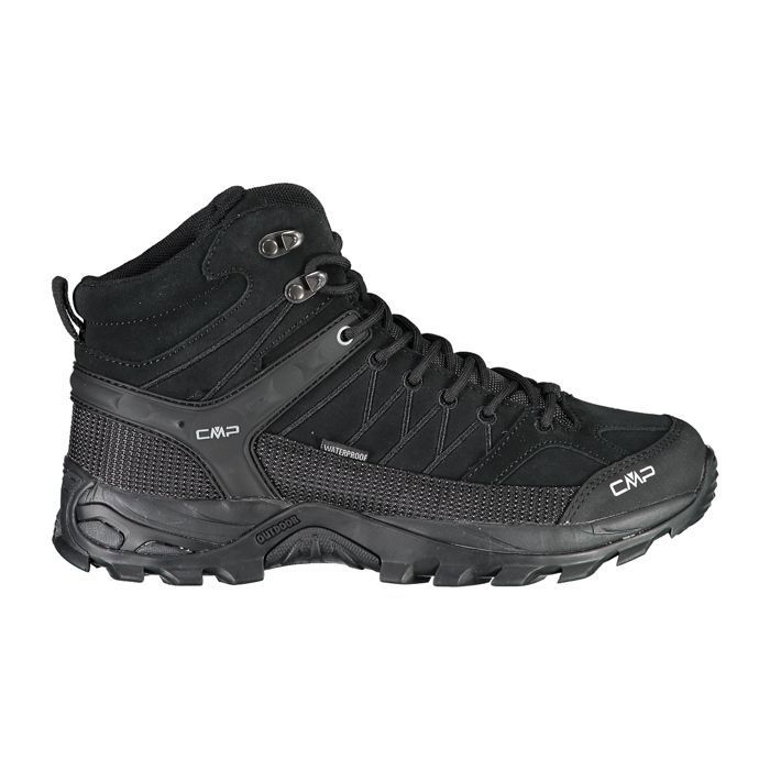 CMP Rigel Mid, Homme, chaussures randonnée, Noir