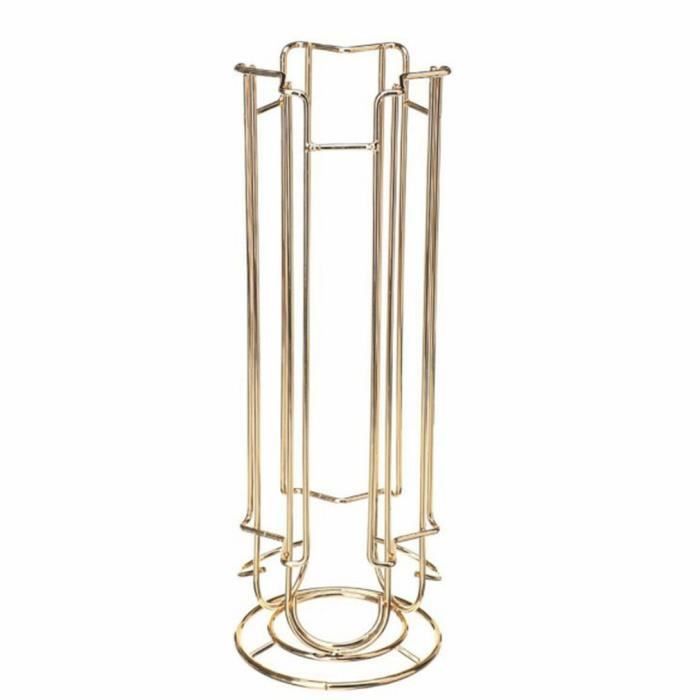 support à dosette de café en métal support en chrome support de stockage de capsules de café support de stockage de capsules de café