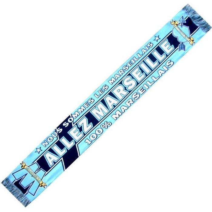ECHARPE MARSEILLE - ALLEZ L'OM - No drapeau maillot fanion casquette ...