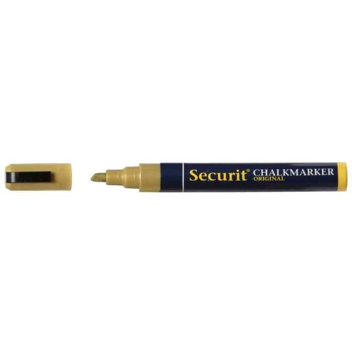 Marqueur Craie ORIGINAL MEDIUM Pte Biseautée 2 - 6 mm Or