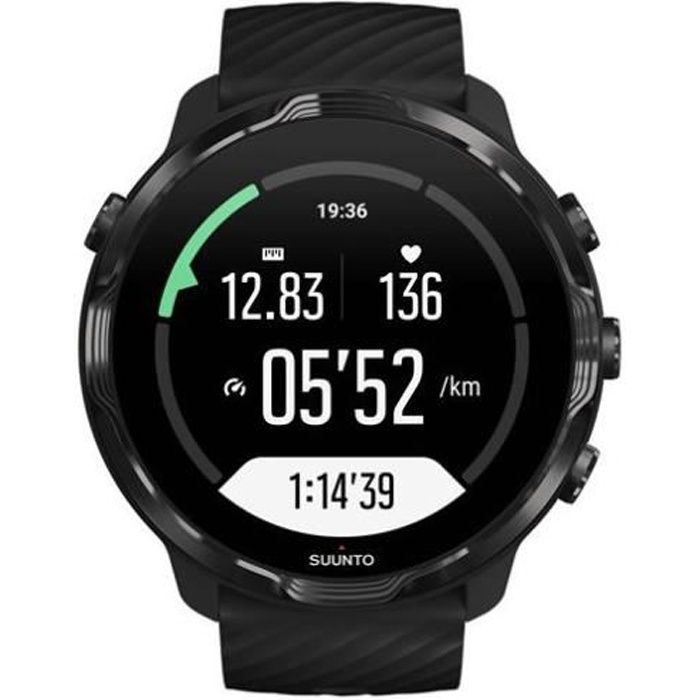 Montre connectée Suunto 7 Black Lime