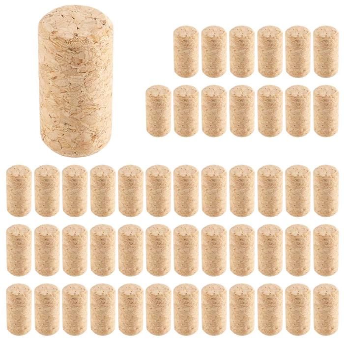 Lot de 6 Bouchons à Vin Silicone, Bouchon de Bouteille Rond, Bouchon Capsules de Bière/Beer pour