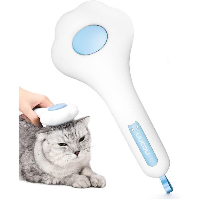 Meilleurs prix pour Brosse Autonettoyante pour Chien et Chat Peigne Dmlant pour Poils Longs et Courts couleurs multiples LARGEIGHT