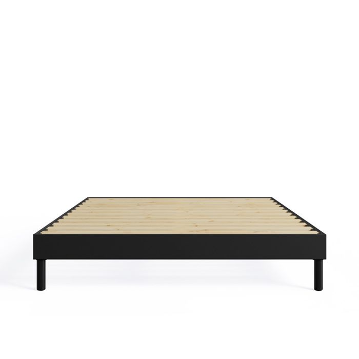 Hypnia - Sommier à Lattes en kit bois Anthracite - 160 x 200 cm Hypnia - Sommier à Lattes en kit bois Anthracite - 160 x 200 cm