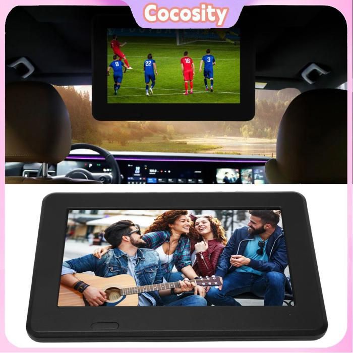 Cocosity TV portable Téléviseur LED Portable à écran Large de 7 Pouces Rechargeable Fonctionnant sur Batterie avec HDMI video