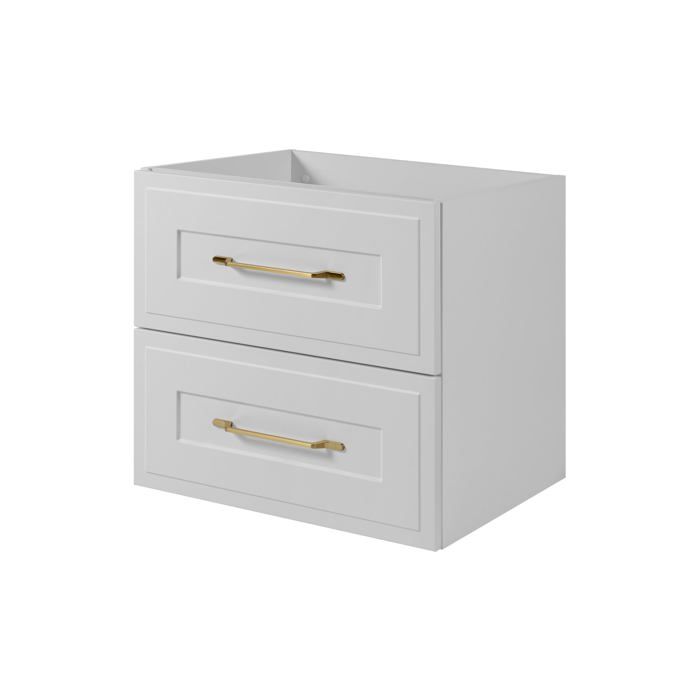 Meuble sous lavabo - Classique - Blanc - 60 x 57 x 46 cm - MDF - Tiroir(s)
