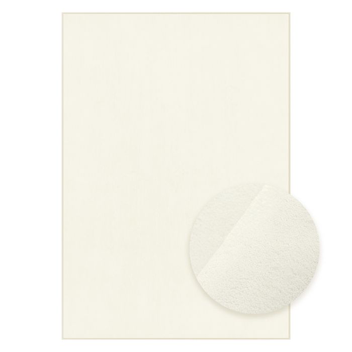 Tapis Décoratif - SONGMICS - 160x230 cm - Antidérapant - Lavable - Blanc Crème