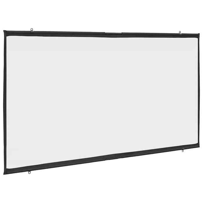 Écran de projection mural - vidaXL - 90 - Blanc - Polyester - Format 16:9