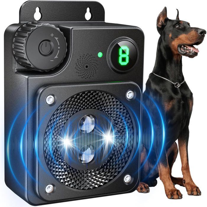 Comparer les prix de Dispositif Anti-Abboiement Ultrasonore pour Chien 3 Modes Rechargeable Etanche IP65 Portee 15m (50ft)
