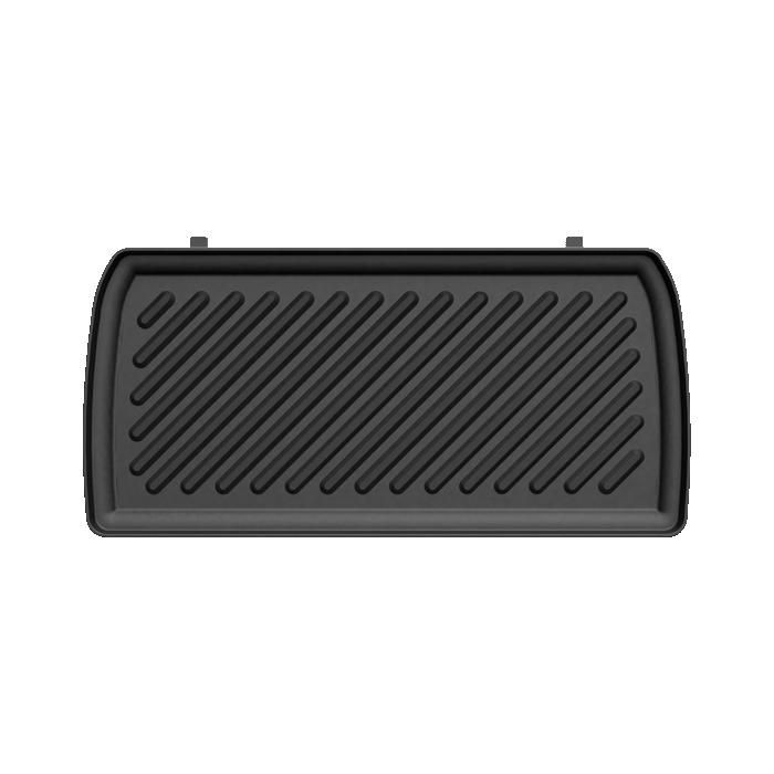 Jeu de plaques pour gaufrier - LAGRANGE - Mini Maxi (Ref. 028XXX) - Noir - Plaques panini - Clip rapide
