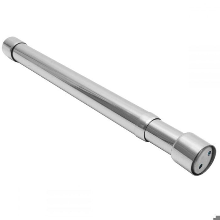 Barre de penderie télescopique - PZCC - 48–80 cm - Acier inoxydable - Extensible - Fixation par tension