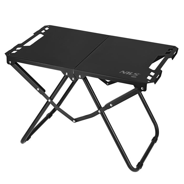 NC3310 TABLE MILITAIRE PLIANTE NOIRE NILS CAMP