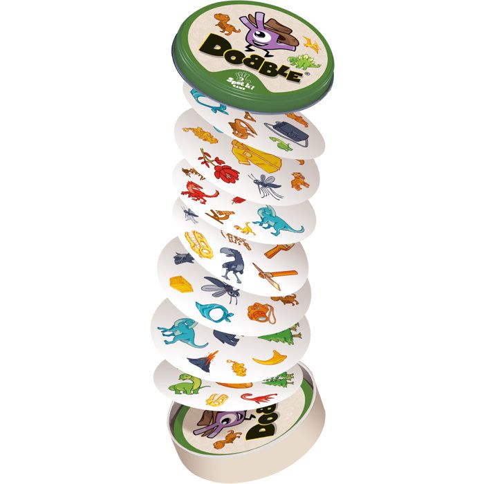 Jeu D'Observation Dobble Dinosaures Asmodee – 55 Cartes, Dès 4 Ans - vue 5