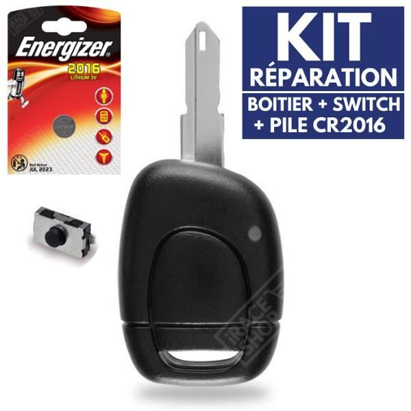 TELECOMMANDE PLIP COQUE CLE CLEF RENAULT CLIO LAGUNA MEGANE SCENIC TWINGO