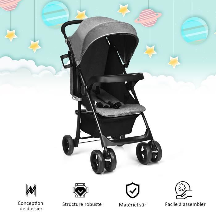 Costway Poussette Bebe Combinee Pliable 4 Roues Landau Bebe Compacte Avec Porte Gobelet Plateau Amovible Dossier Reglable Gris Cdiscount Puericulture Eveil Bebe Costway Poussette Bebe Combinee Pliable 4 Roues Landau Bebe Compacte Avec Porte Gobelet Plateau Amovible Dossier Reglable Gris Cdiscount Puericulture Eveil Bebe