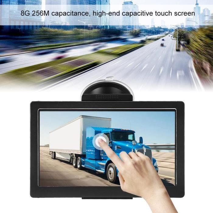 POMILE GPS Voiture Auto,7 Pouces HD /Écran Tactile Syst/ème de Navigation 8GB//256MB avec Pr/éinstall/é 52 Pays Europe Cartes Mise dans Voiture et Camion /à Jour gratuites de la Carte