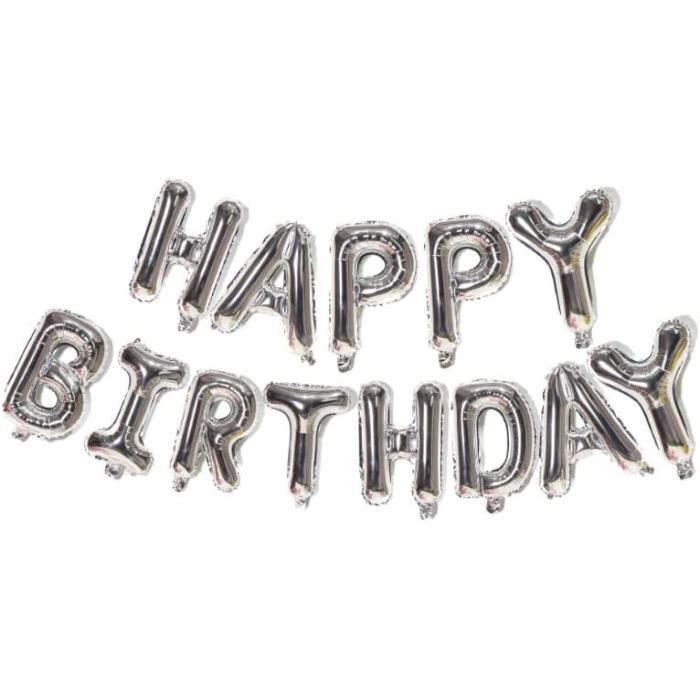 Ballons 50 Ans Homme Femme Anniversaire Décoration Noir Gris Or Arche