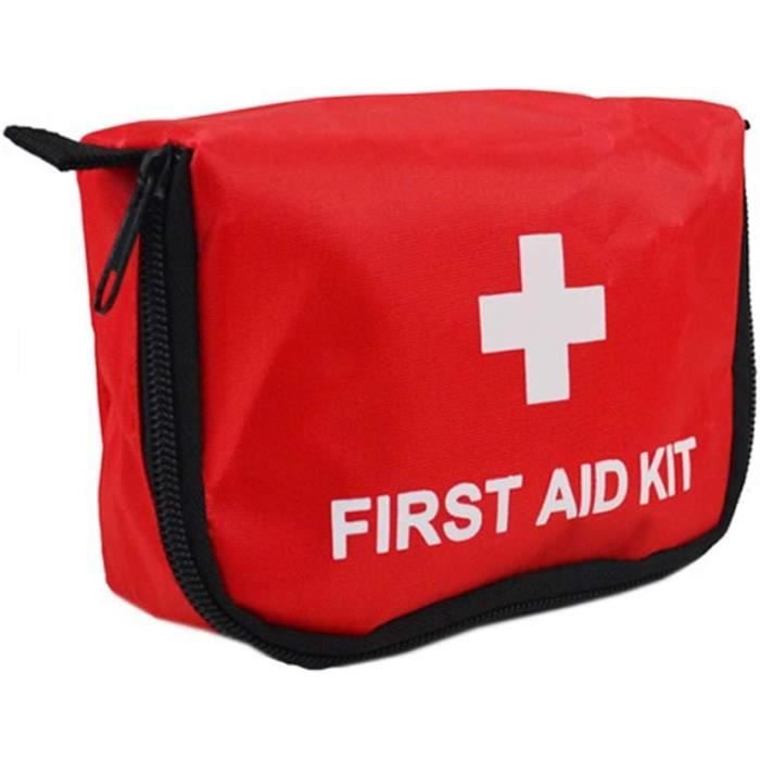 Lot De 3 Trousses De Premiers Secours Vides En Nylon, Compactes Et