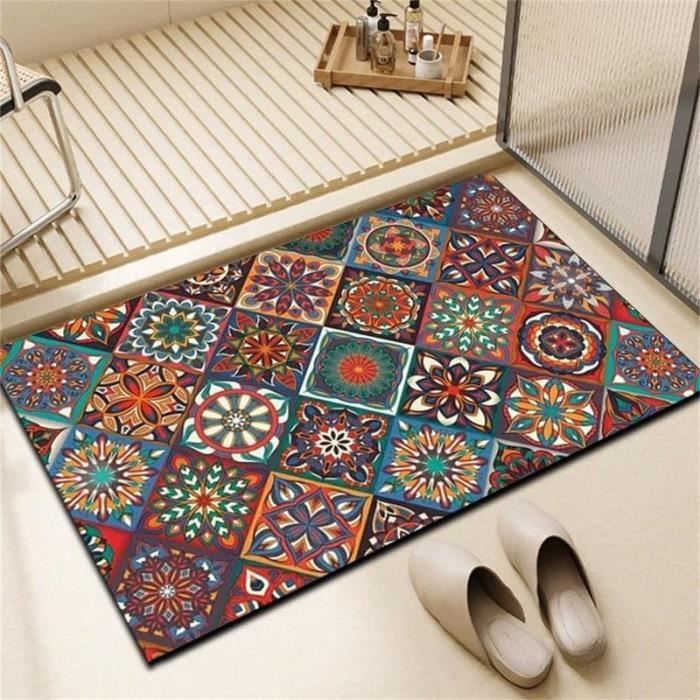 Kewing Tapis De Bain En Pierre Tapis De Bain Minimaliste Antidérapant