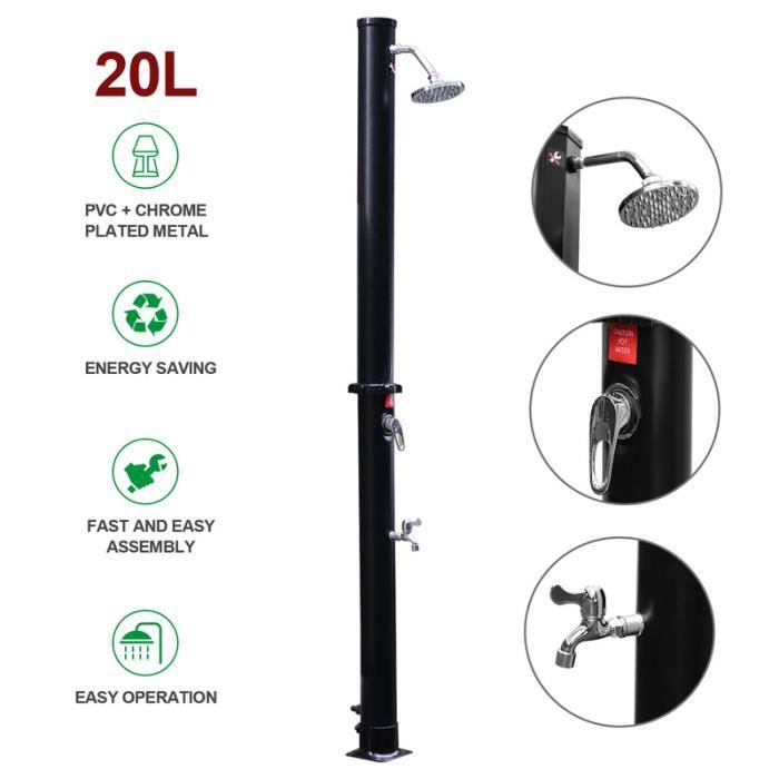 Douche Solaire Portable 20 L - Pratique et Compacte | Montelac