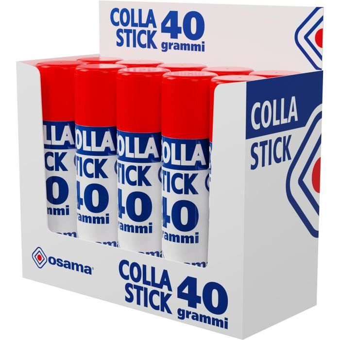 Colle Forte Stick Extra Adhésive, 10 Bâtons, 40 gr - Set Colles sans ...
