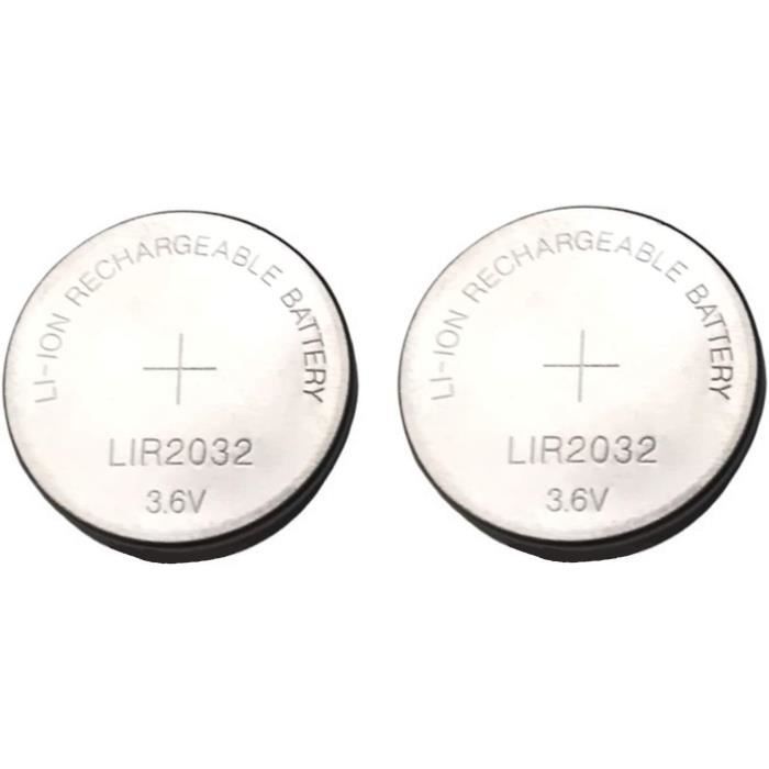 Piles CR2032 CEGASA - Lot De 2, Lithium 3V - Haute Performance, Sécurité Enfant - Pour Télécommandes, Balances, Montres