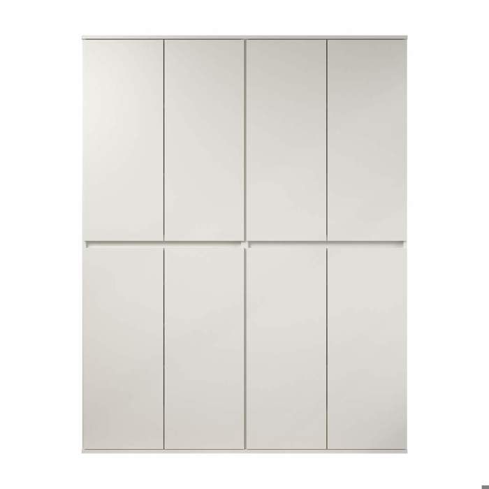 Nevada armoire de rangement 8 portes blanc. Nevada armoire de rangement 8 portes blanc.