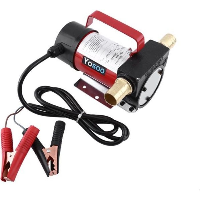 Pompe Diesel Bio 230V/200W - Pompe à Fioul Auto-amorçante Portable Avec Pistolet