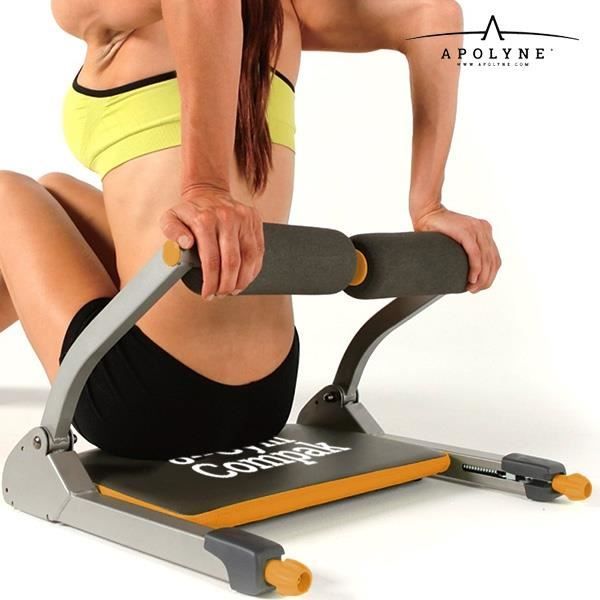 QTOKO Flexifit Appareil Fitness Musculation Homme Femme Kit Sport Chrono Muscler Abdominaux fessiers Cuisses Bras Entrainement /à la Maison Equipement R/ésistant