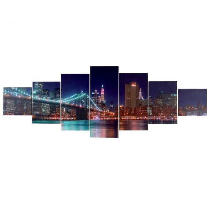 Runa Art Tableau Decoration Murale New York City 1 Partie Moderne Toile